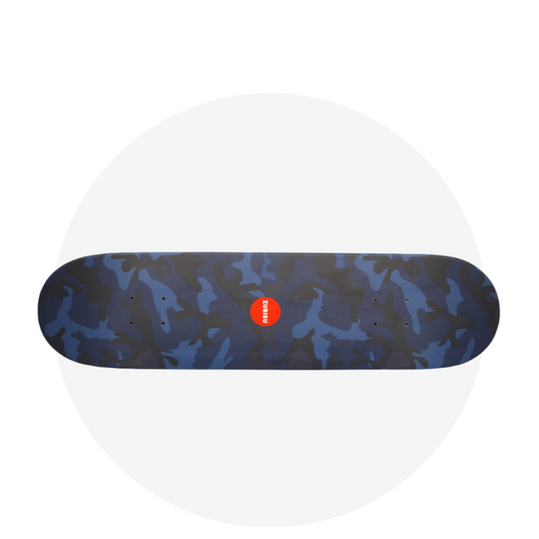 Skateboard / Camo Blue