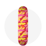 Skateboard / Camo Yellow