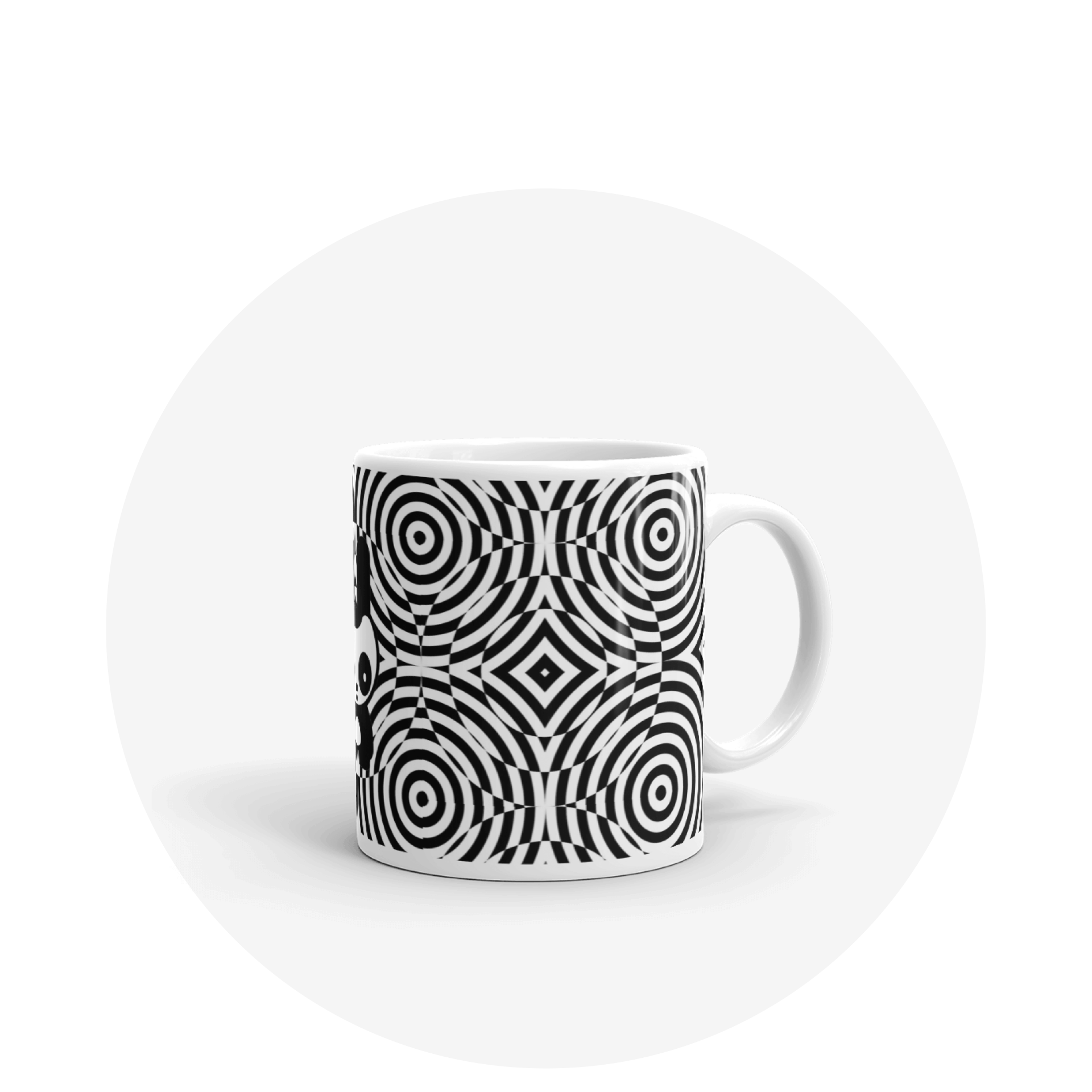 Hypno Panda / Glossy Mug