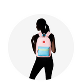 Regular Backpack / Pink Aqua