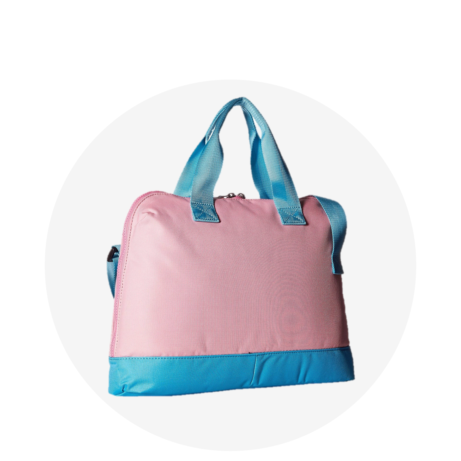 Laptop Bag/ Pink Aqua