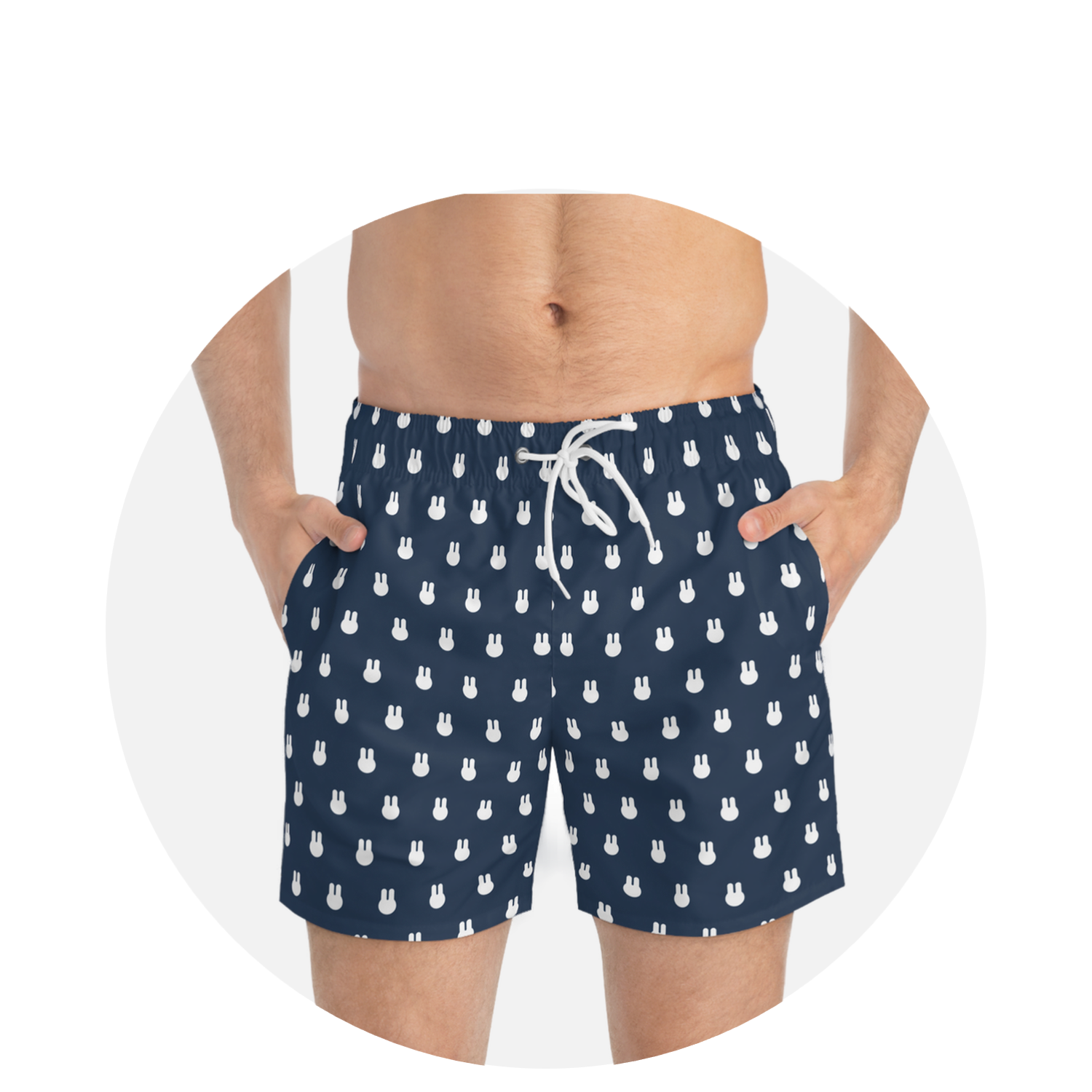 Swim Short / White Rabbits
