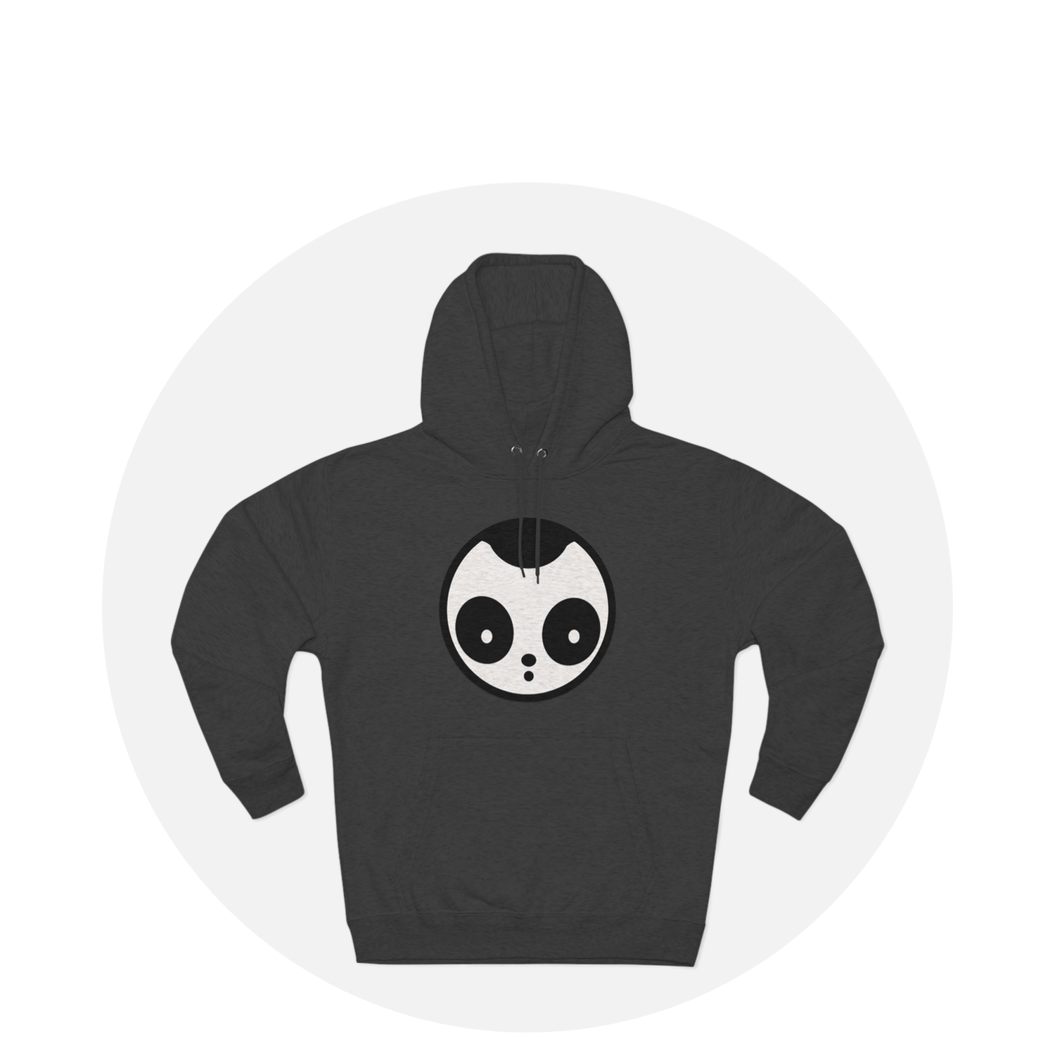Hypno Panda Hoodie / Charcoal