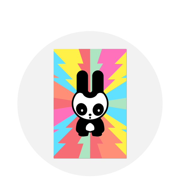 Hypno Panda Bolt / Giclee Print