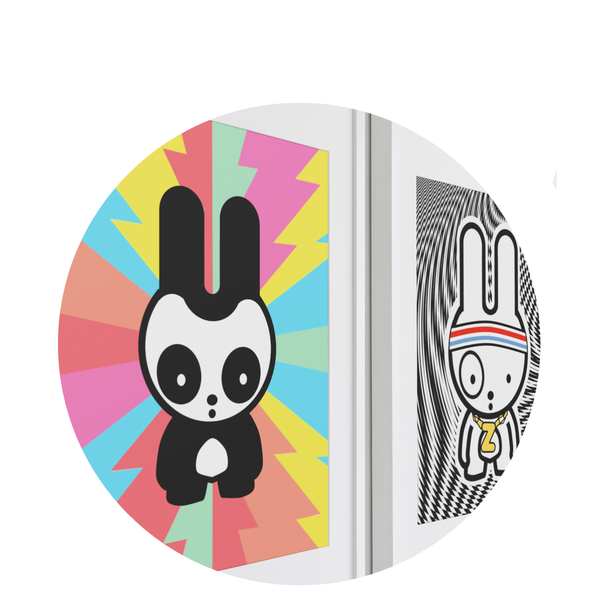 Hypno Panda Bolt / Giclee Print