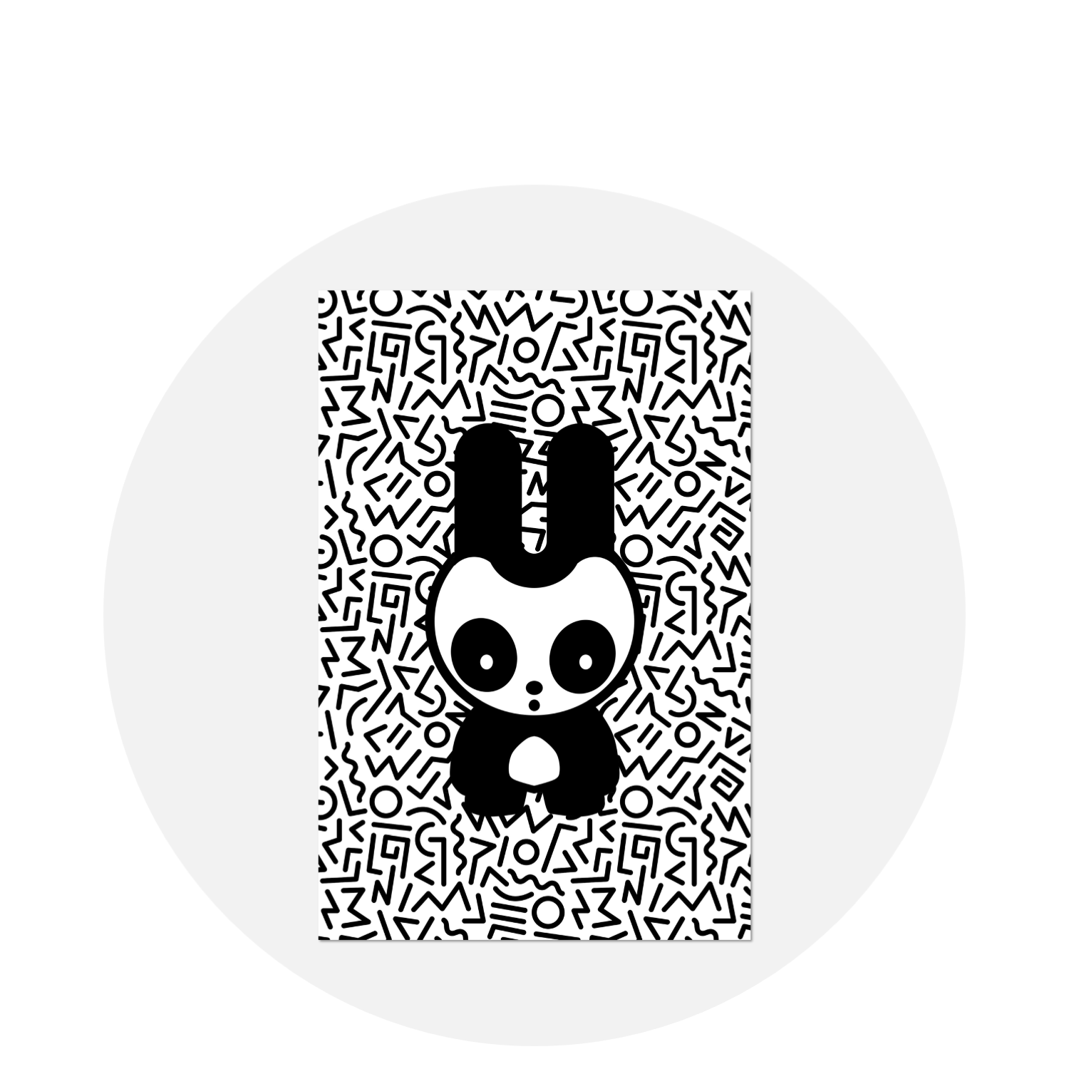 Hypno Panda / Giclee Print