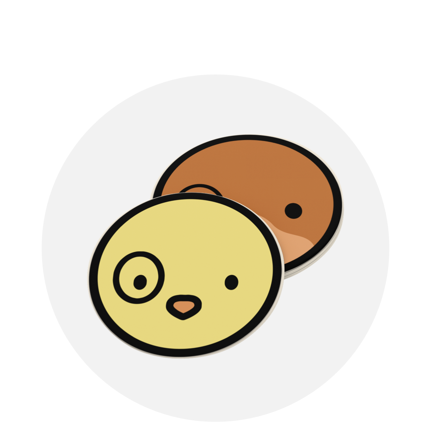 Coasters (10x) / Kiko & Zuki