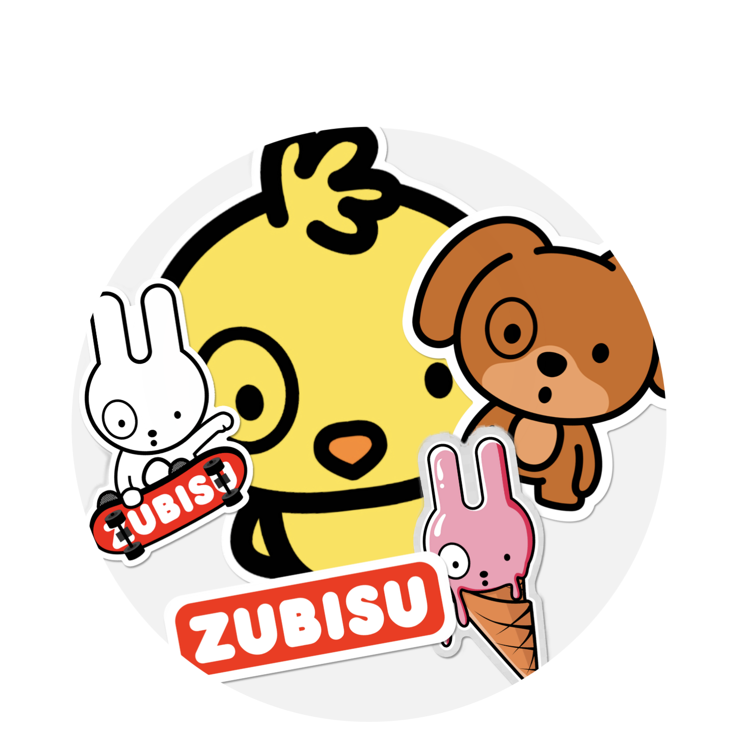 Sticker Set (5X) / ZUBISU