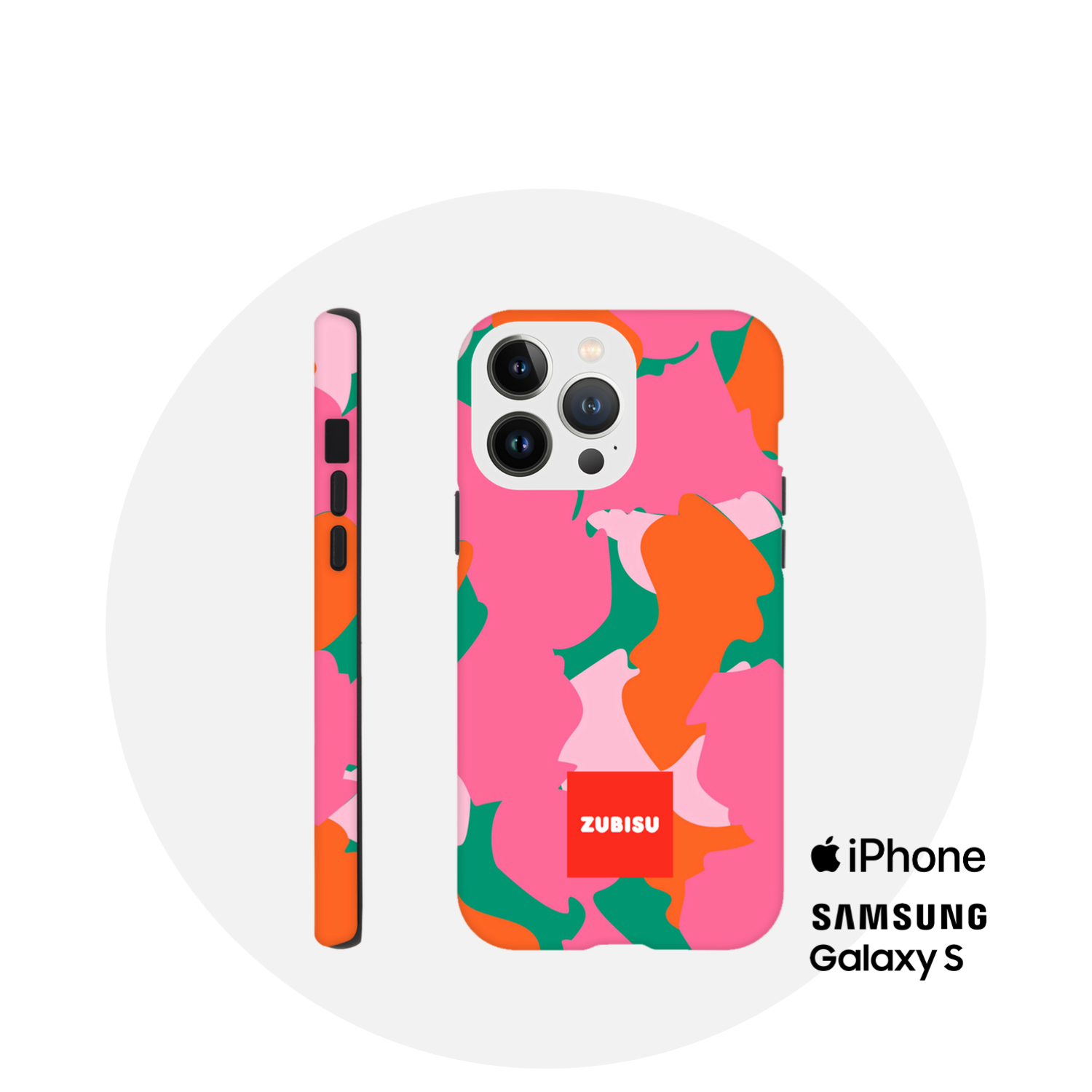 Tough Case / Camo Pink