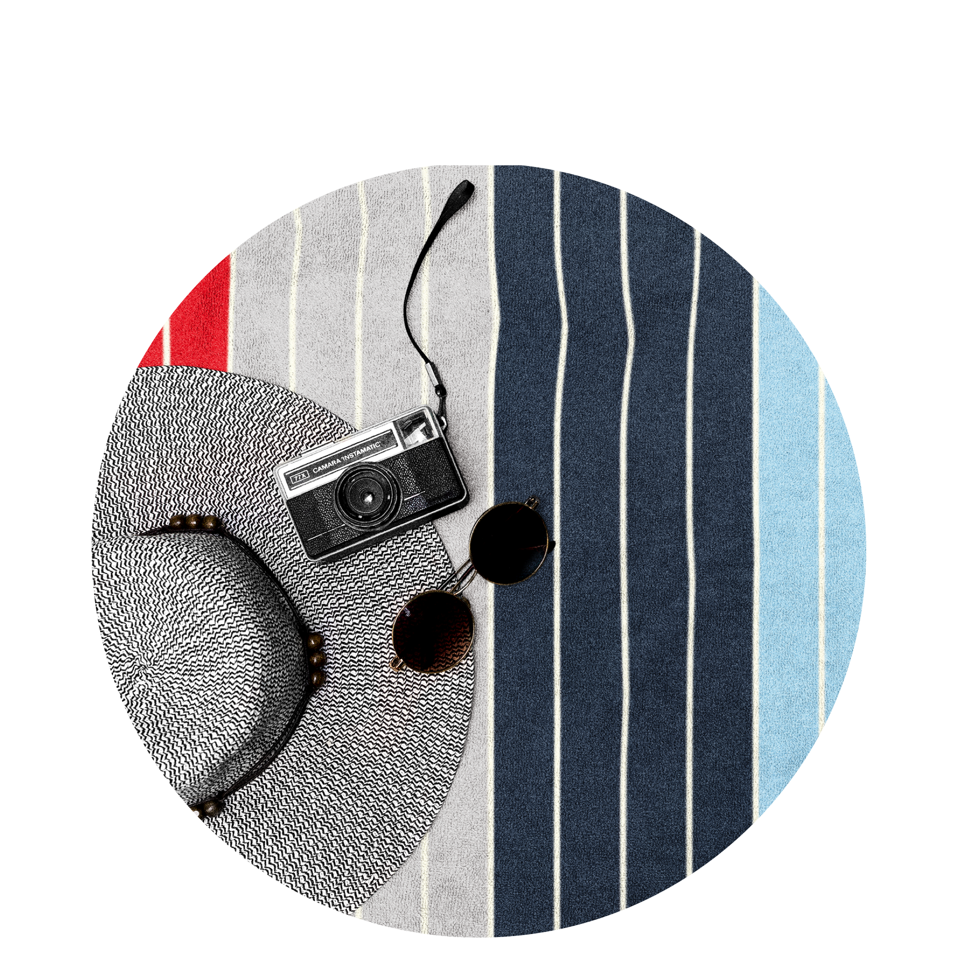 Beach Towel / Preppy Stripe