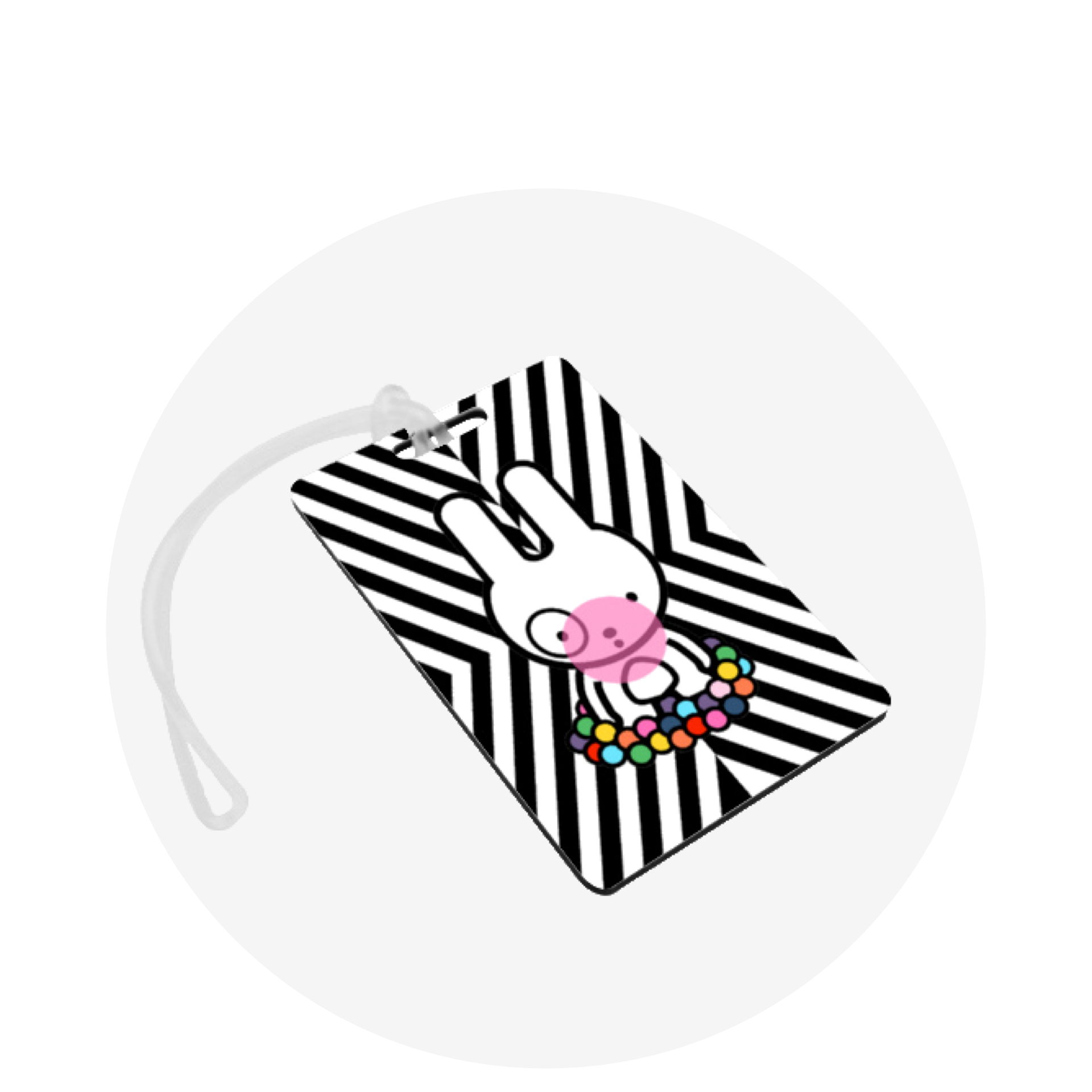 Luggage Tag / Bubblegum