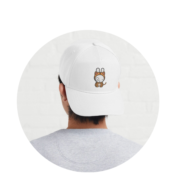 Snapback Cap / Tiger / White