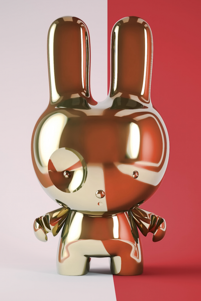 Gold Bunny / Giclee Print