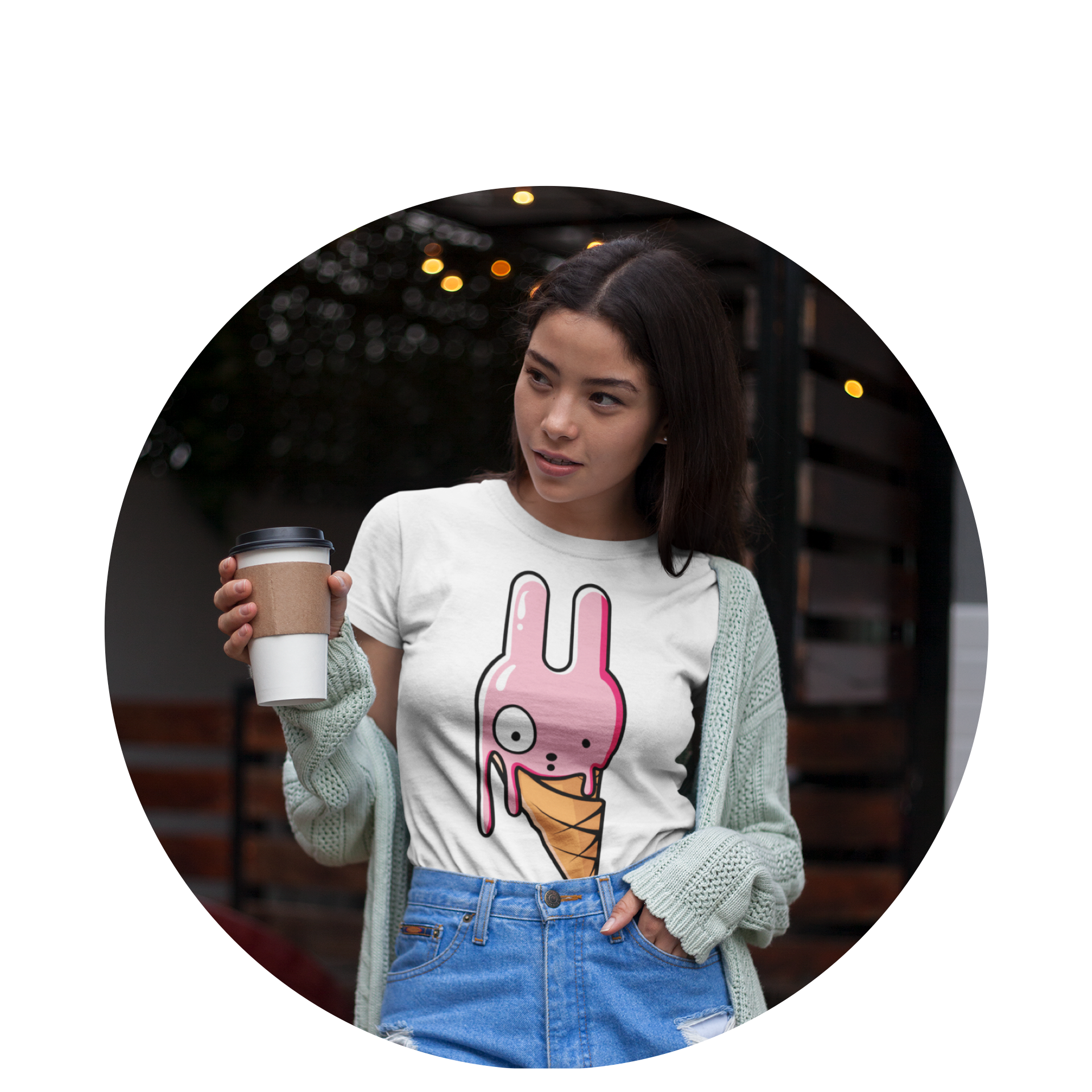 Zubi Cone / Crew Neck / Women