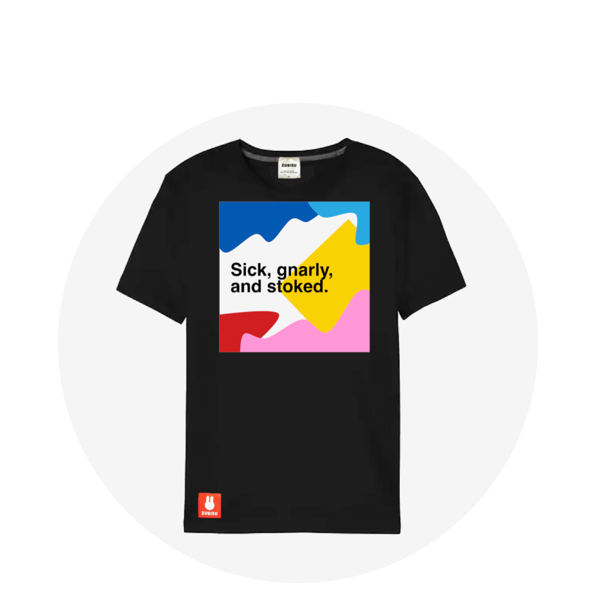 Gnarly and stoked / Black