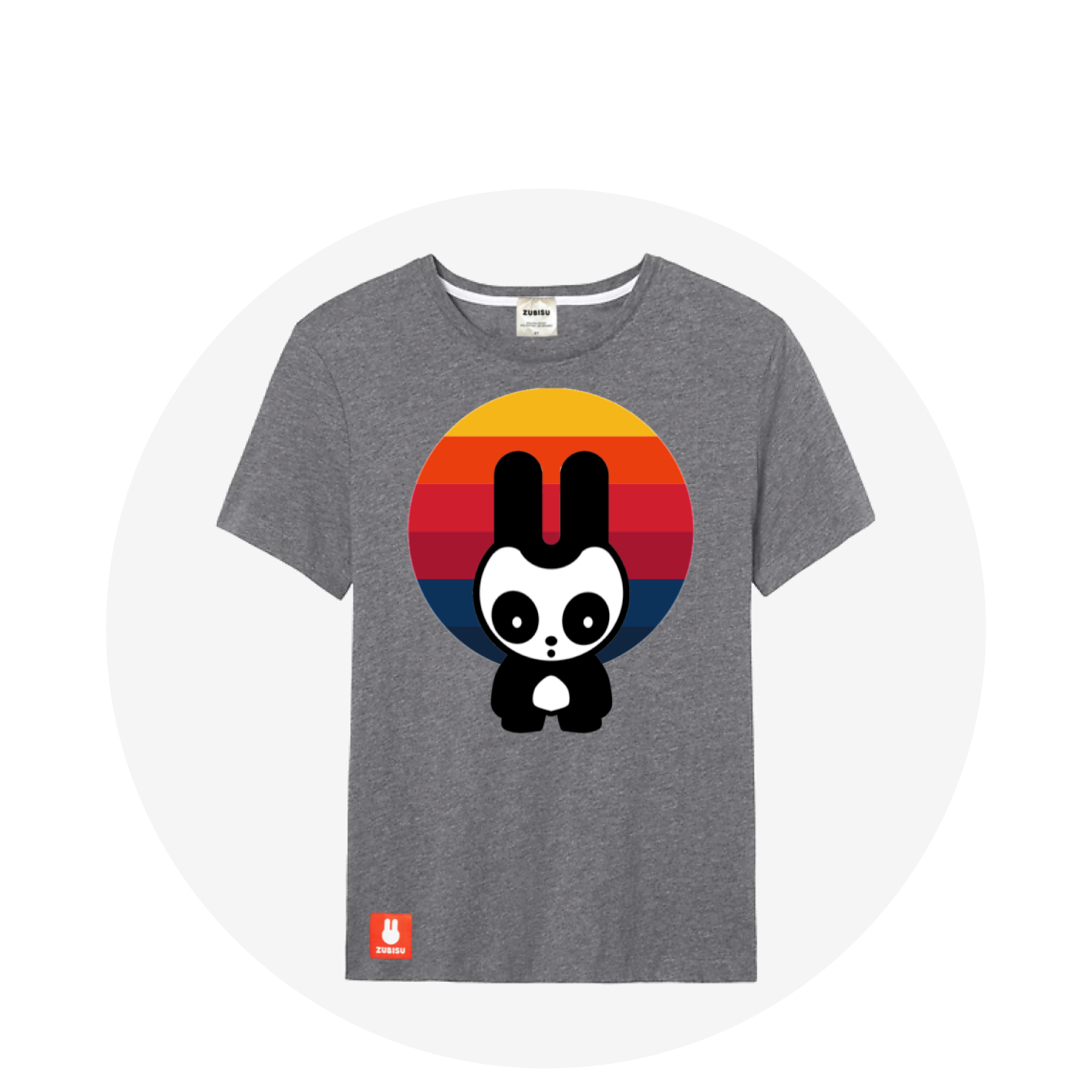 Sunset Panda / Grey